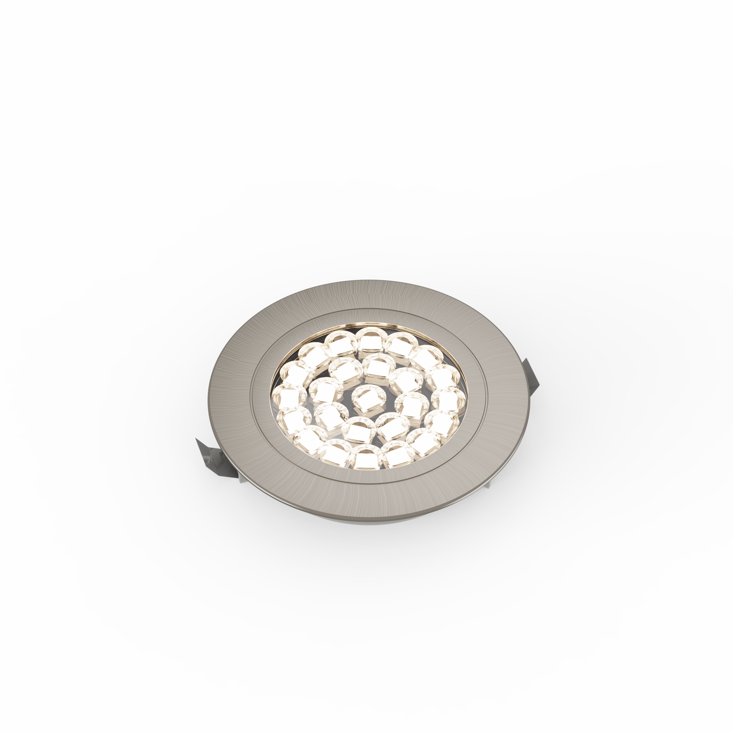 Turin - Round SMD Under Cabinet Recessed LED Light Fitting