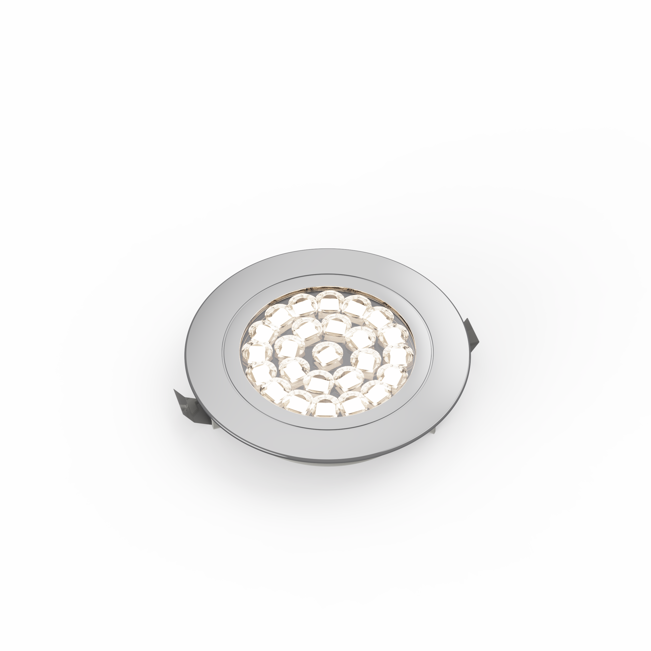 Turin - Round SMD Under Cabinet Recessed LED Light Fitting - Image 2