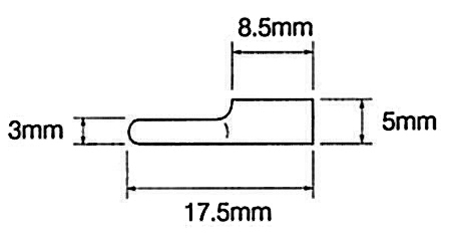5mm Spade Shelf Support - Image 2